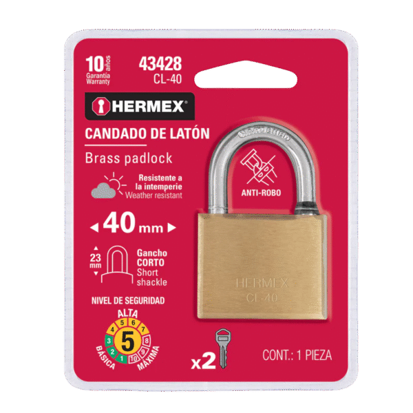 Candado de Latón 40mm
