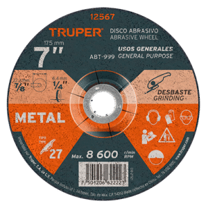 Disco de Desbaste 7" 7/8 * 1/4