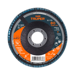Disco Flap Polifan 4-1/2 Laminado #80
